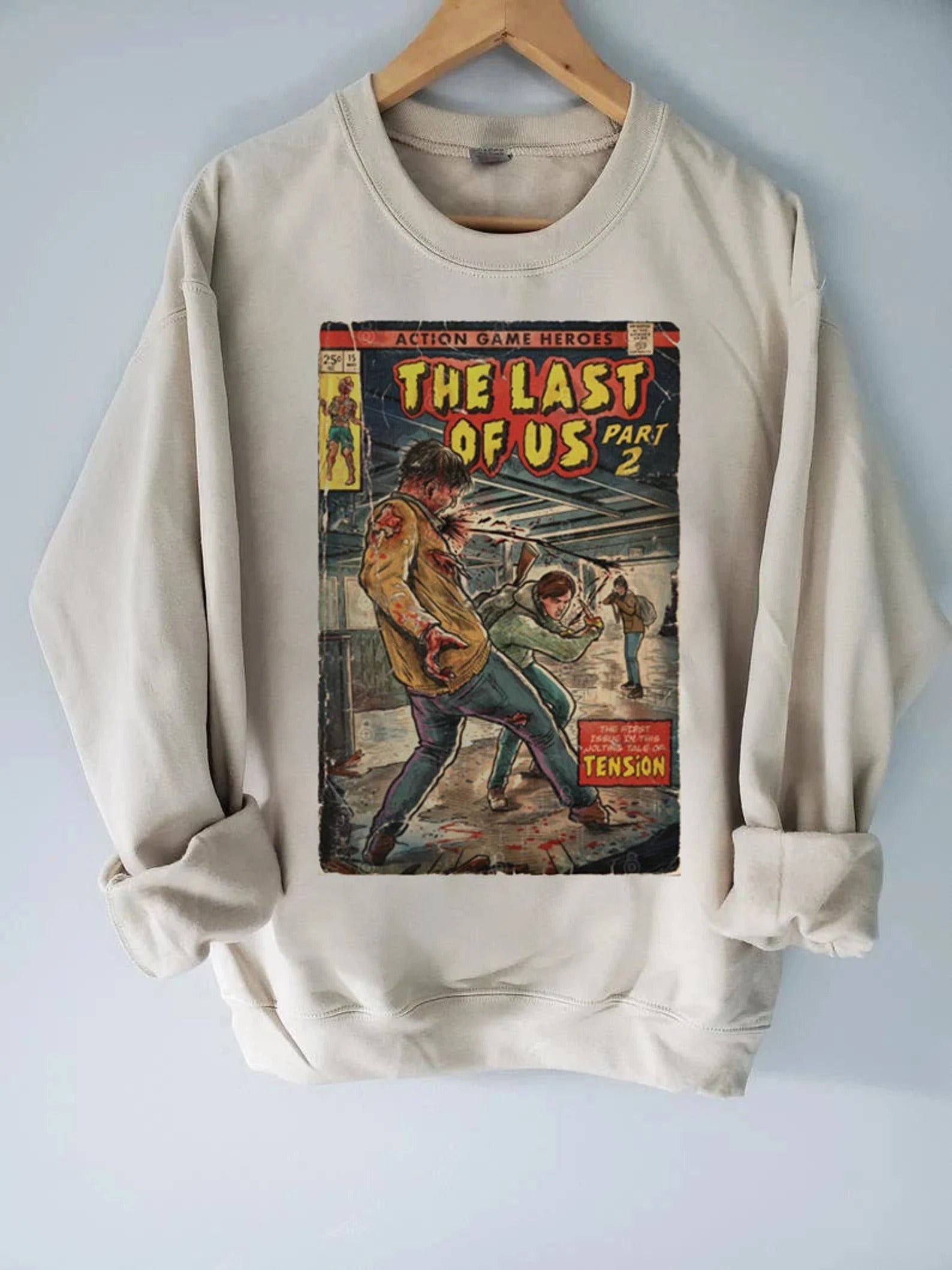 Jackson Fan Art Vintage Comic Sweatshirt