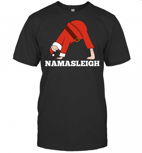 Namasleigh Christmas Yoga T Shirt