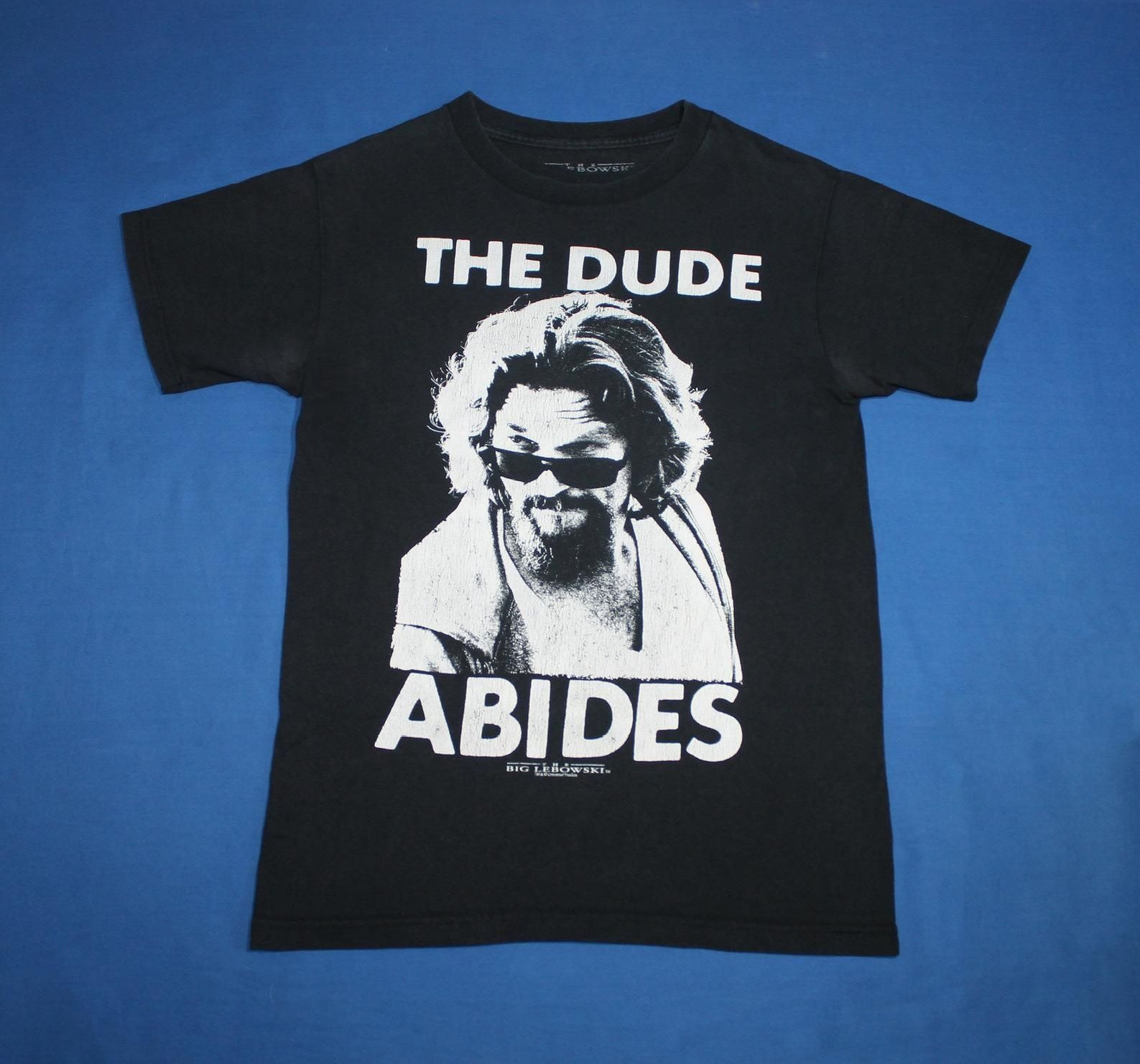 The Big Lebowski Shirt The Dude Abides Shirt S