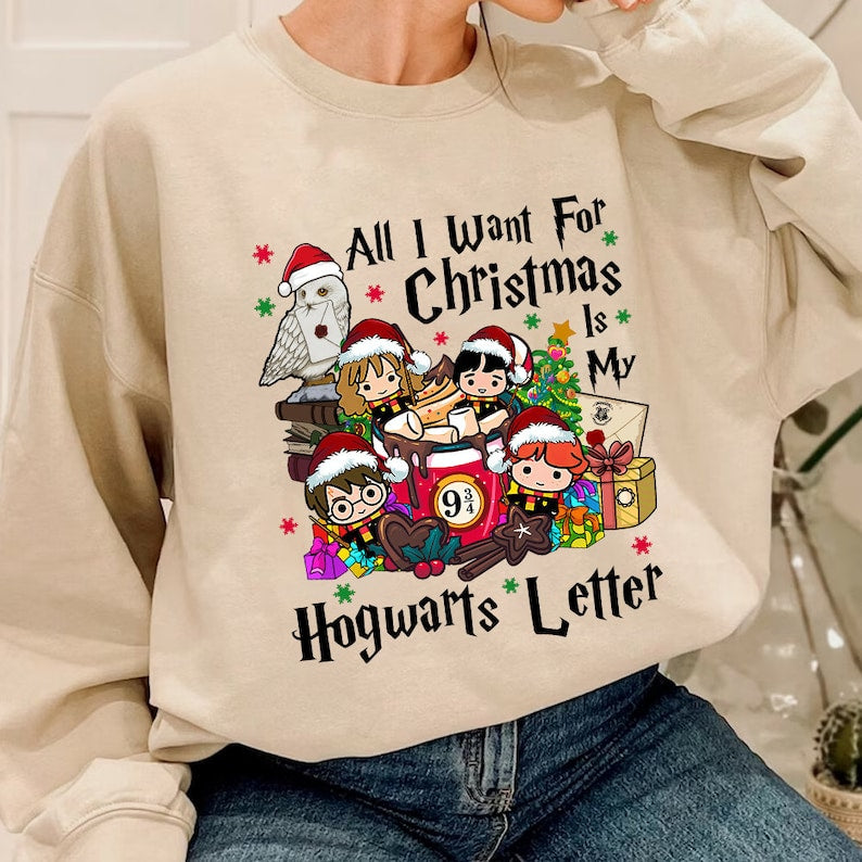 Hp Wizard School Christmas Sweatshirt