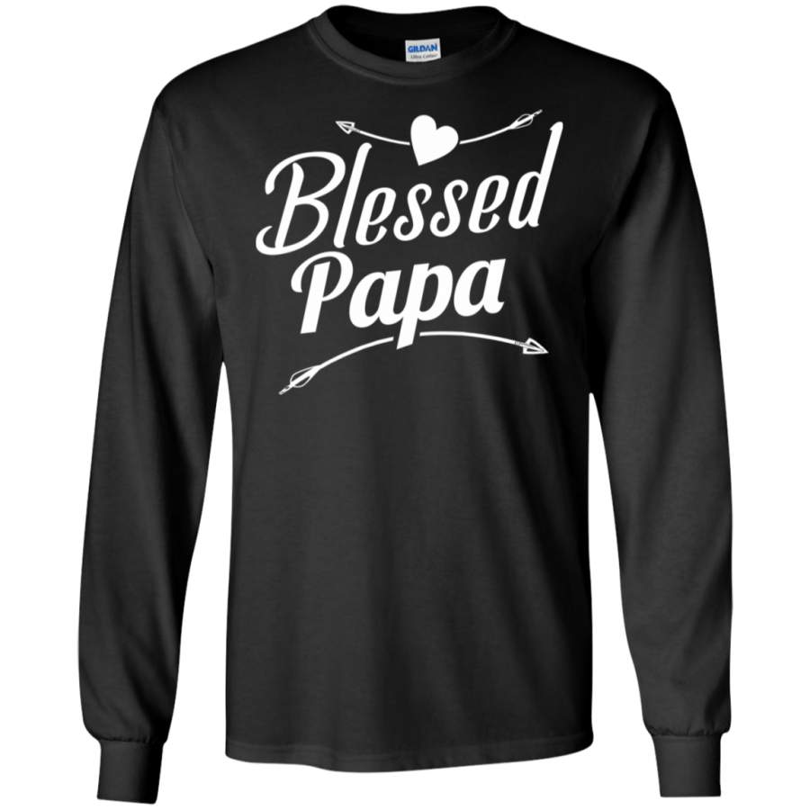 Blessed Papa Cute Unique Dad Sweatshirts Father’s Day Gift