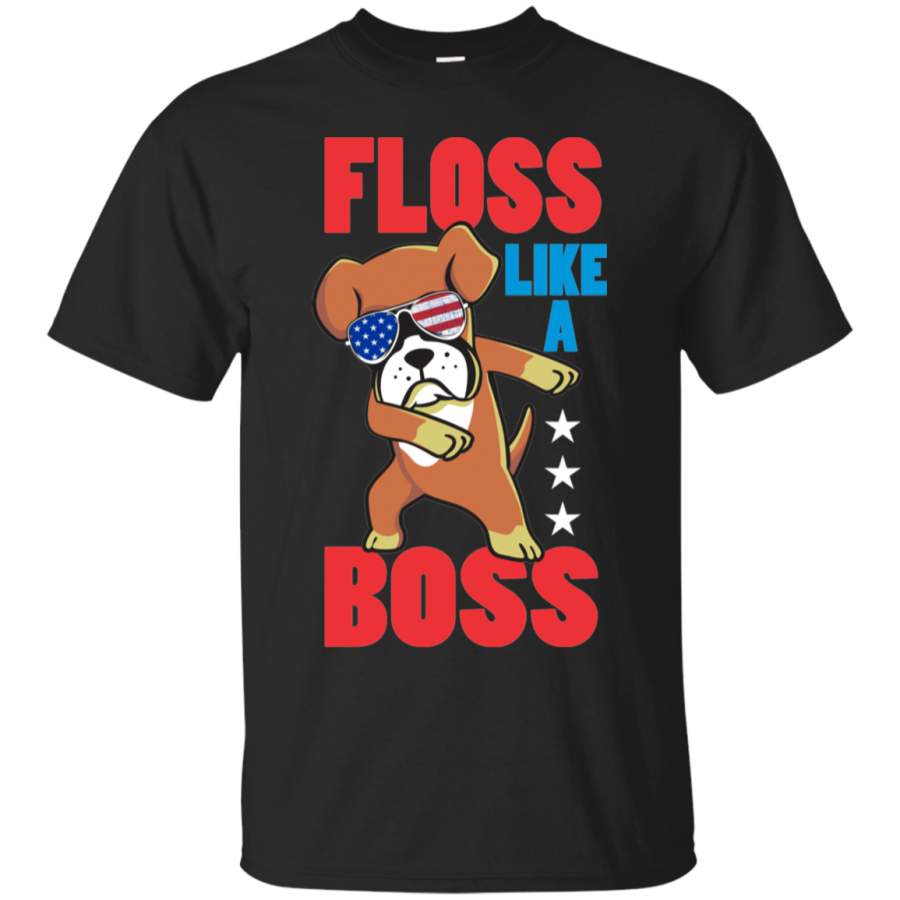 Christmas Dab Shirt Adult Boxer Floss T-Shirt