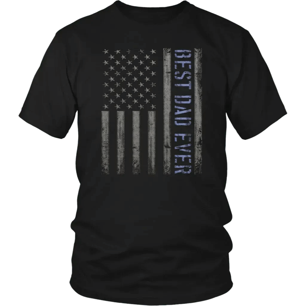 Cover Your Body With Amazing Best Dad Ever American Flag Shirt