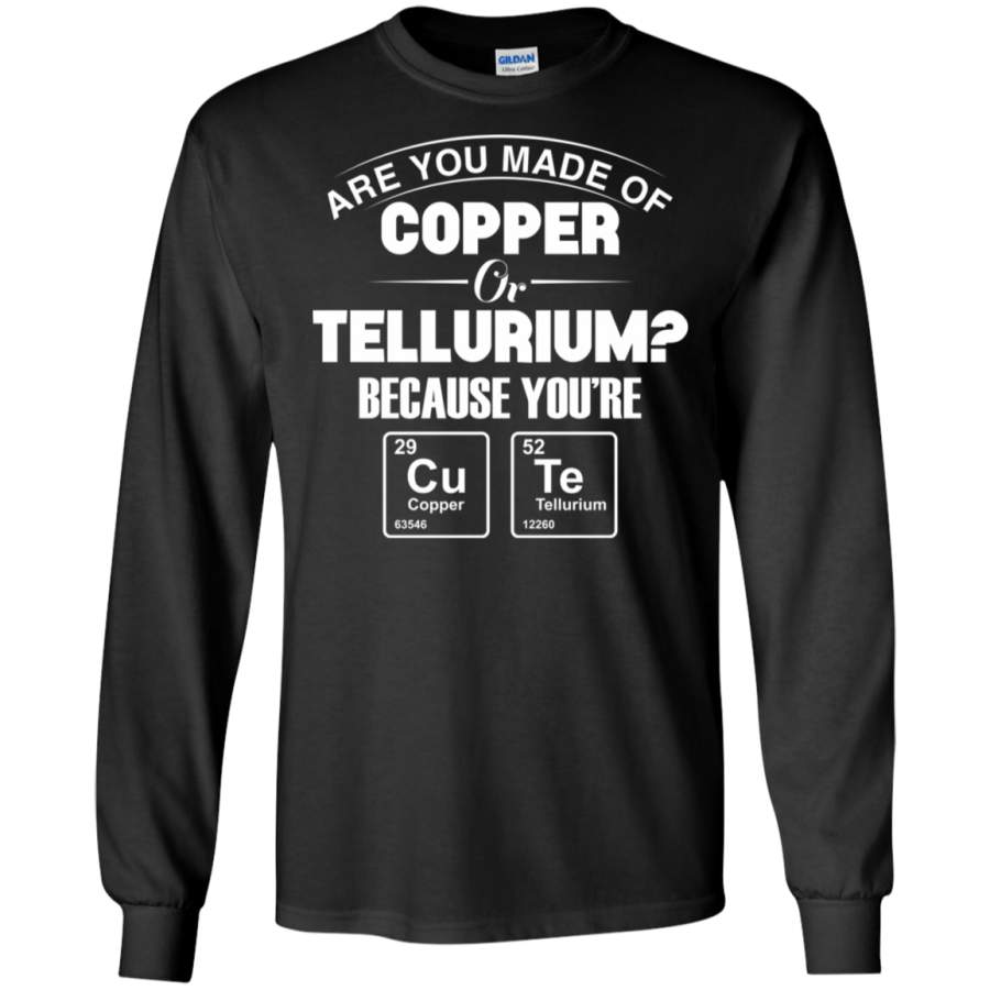 Valentines Day Cute Periodic Table Tee LS Sweatshirts