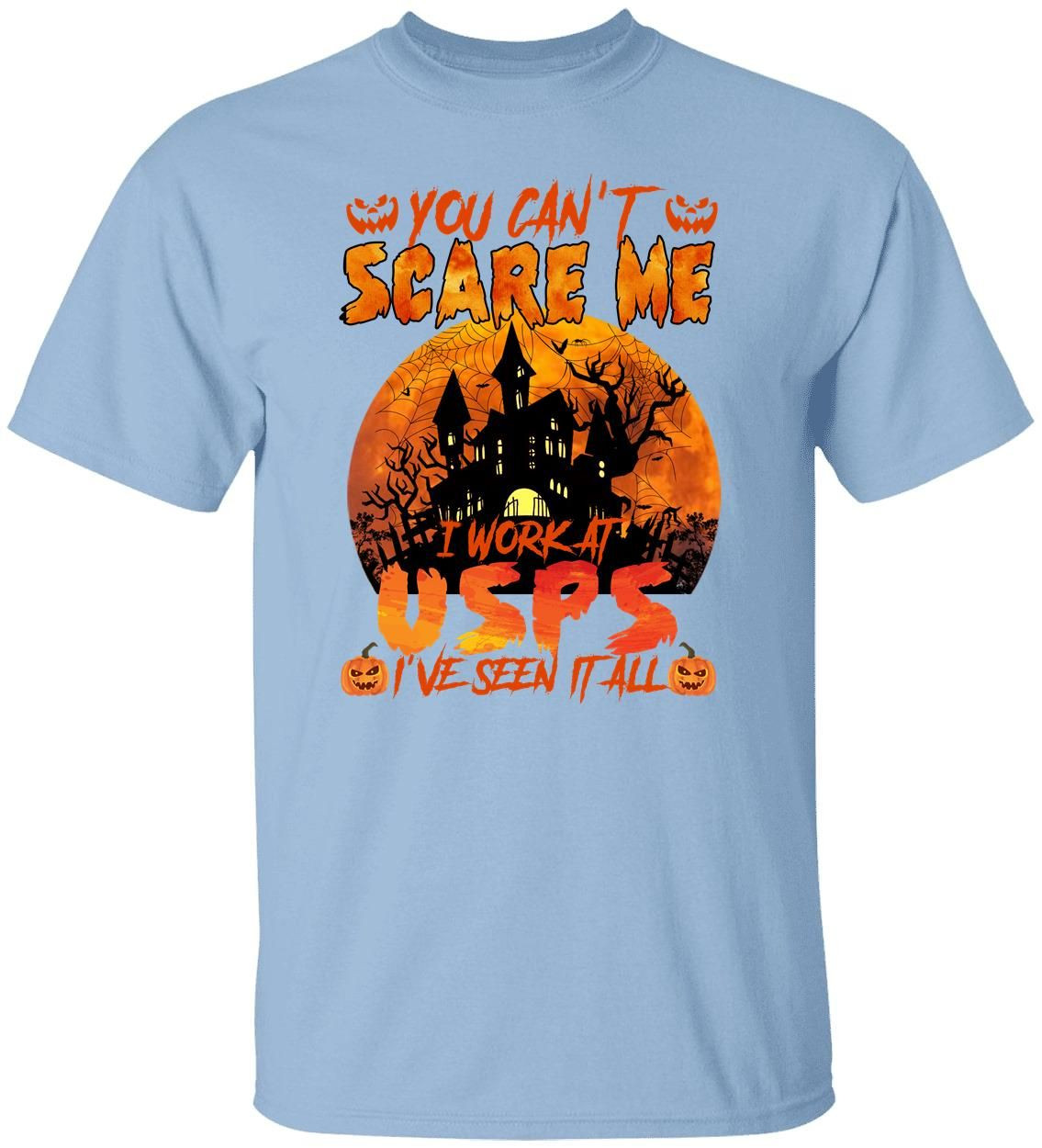 Halloween Witch You Can’T Scare Me I Work At Usps Funny Halloween Worker Gifts Halloween-Youth Shirt