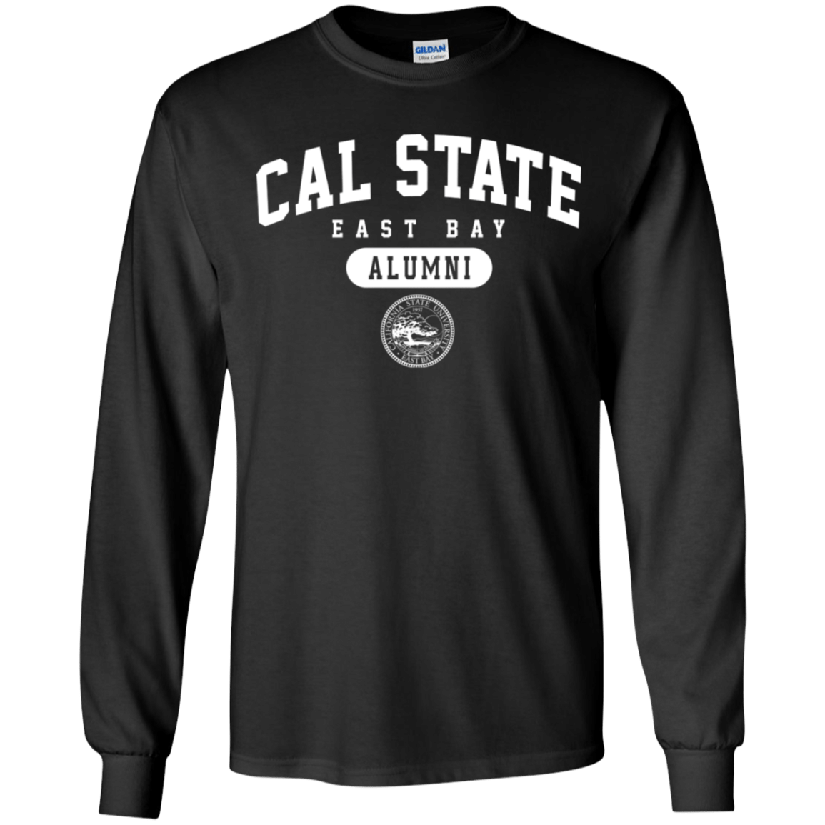 California State University East Bay Pioneers Alumni White Youth Ls T-Shirt