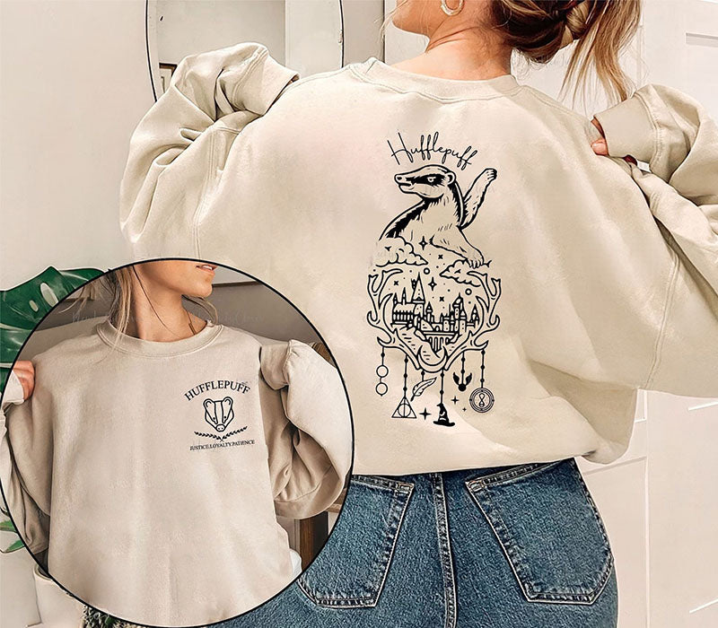 Hufflepuff Magic Wizard School Sweatshirt