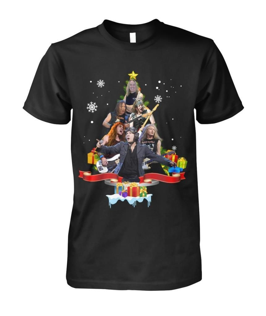 Sharks English Punk Rock Electronic Guitar Music Band Fans Christmas Tree Xmas Shirts