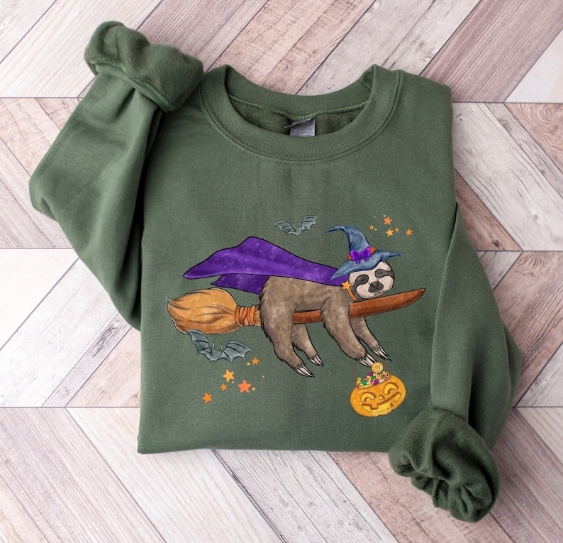 Halloween Sloth Sweatshirt