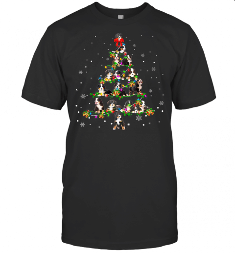 Bernese Mountain Dog Christmas Tree X Mas Gift T Shirt