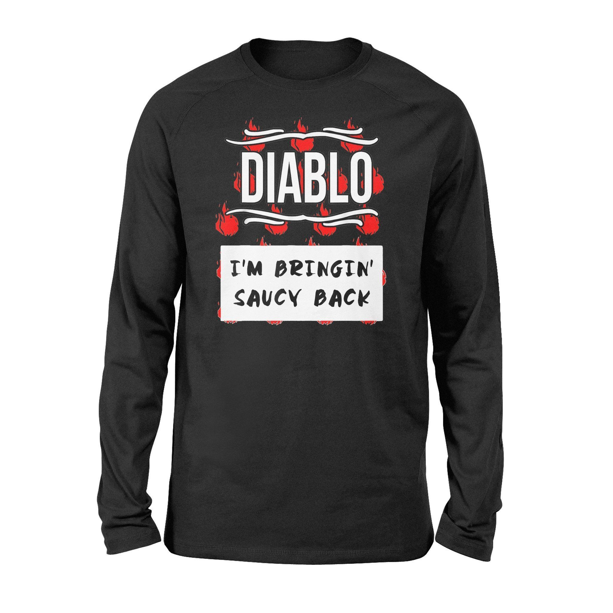 Hot Sauces Group Halloween Costumes Taco Diablo Sauce T-Shirt – Standard Long Sleeve