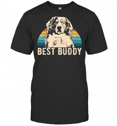 Retro Bernese Mountain Dog Men Women Kids Gift T Shirt