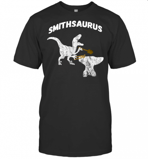 Dinosaurs Blacksmith Tongs Blacksmithing Funny T Shirt Gifts