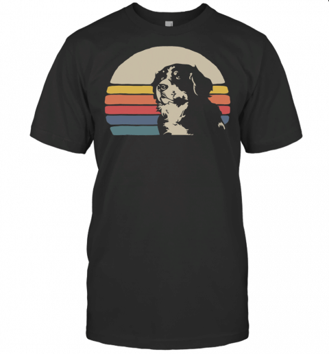 Vintage Bernese Mountain Dog  Dog Lover T Shirt