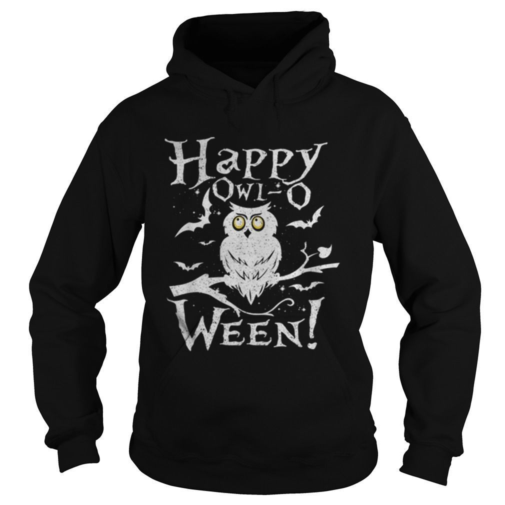 Happy Owlo Ween Funny Owl Halloween Costume Shirt