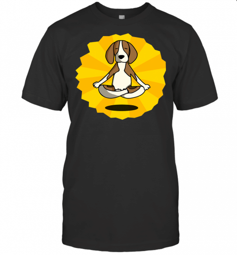 Dog Meditation Yoga Beagle Labrador Husky Sheperd Retriever T Shirt