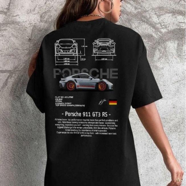 Porsche 911 Gt3 Rs T-shirt, Free Shiping Top Womenswear