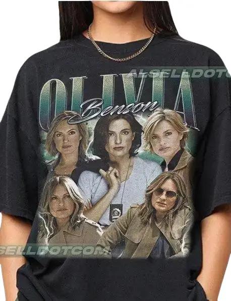 Limited Olivia Benson Vintage T-Shirt, Gift For Women and Man Unisex T-Shirt