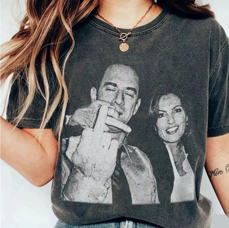 Retro Elliot Stabler And Olivia Benson Shirt, Elliot And Olivia Shirt, Law And Order Svu Tee, 90s Graphic Tee, Movie Shirt, Trendy Shirt, Shirt Gifts, Unisex T-Shirt, Gifts For Her, Short Sleeve Tee Shirt