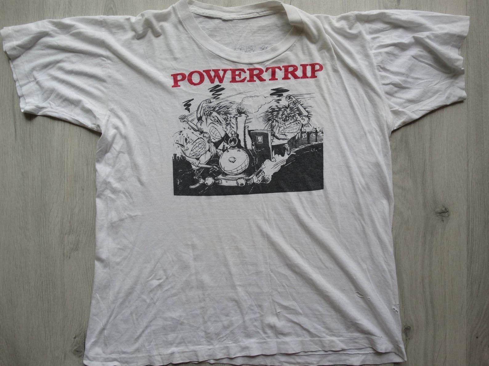 Ludichrist -Powertrip 1988 Tour Shirtcrumbsuckersagnostic Front Dri Hardcore Punk Thrash Metal Suicidal Tendenciesvoidblack Flag