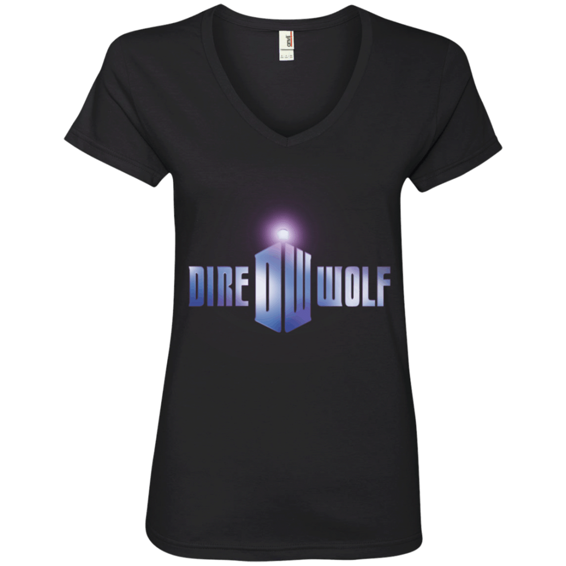 Dire Wolf Ladies V-Neck T-Shirt