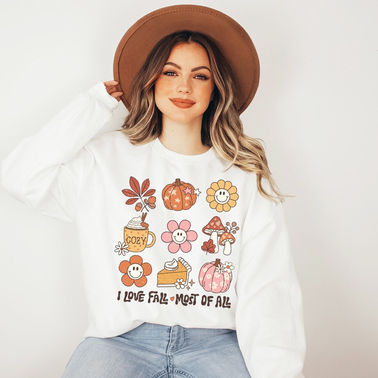 Its Fall Yall Autumn Sweatshirt Pumpkin Spice Season Skeleton Sweatshirt Halloween Crewneck Sweatshirt Halloween Sweater Fall Sweatshirts