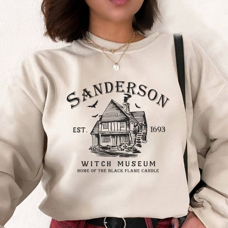 Sanderson Witch Museum Sweatshirt & T-Shirt, Halloween Sweatshirt