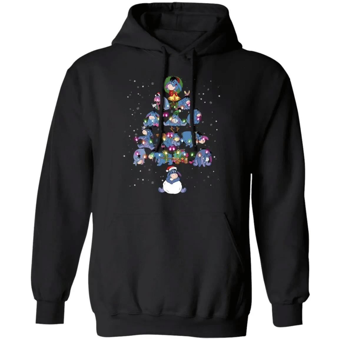 Christmas Tree Eeyore Hoodie Funny Xmas Gift Shirt Idea Ha11