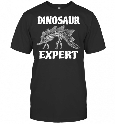 Dinosaurs Expert Paleontologist Fossil Hunter Skeleton T Shirt