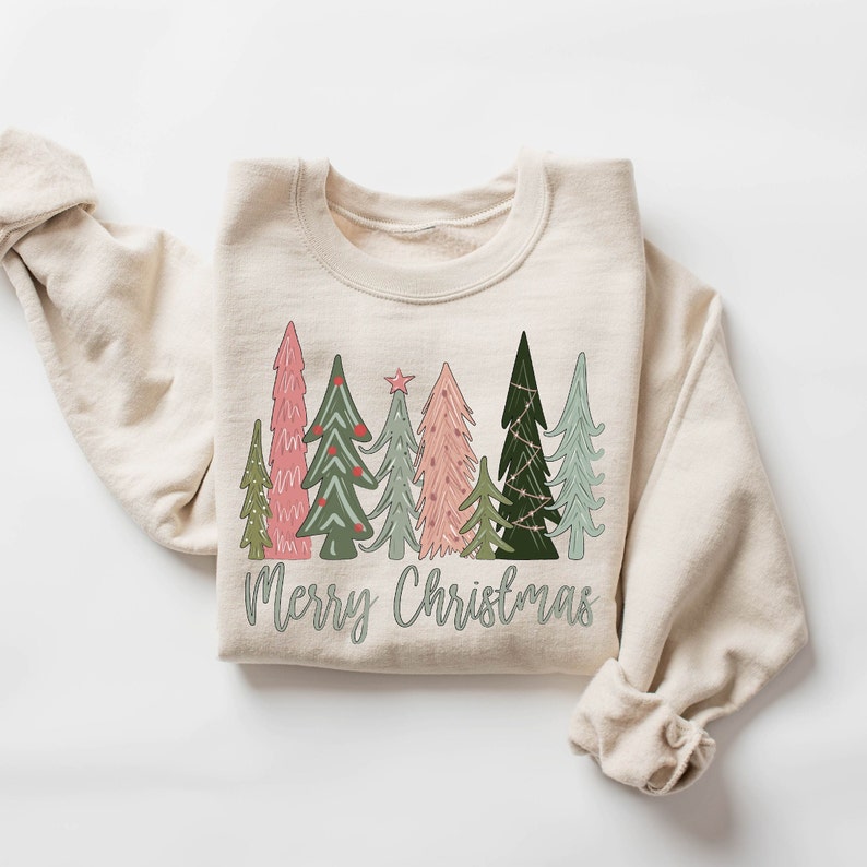 Merry Christmas Tree Sweatshirt