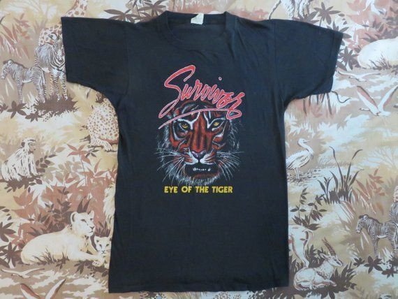 Vintage Survivor 1982 Tour Shirt Concert Shirt