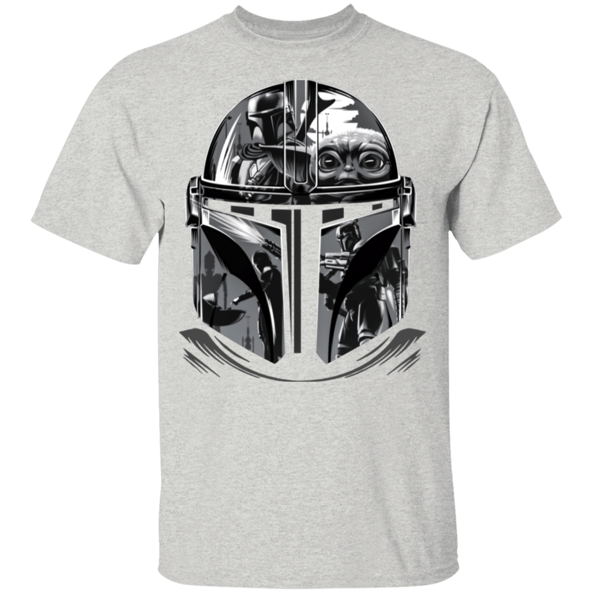 Helmet Mandalorian Youth T-Shirt