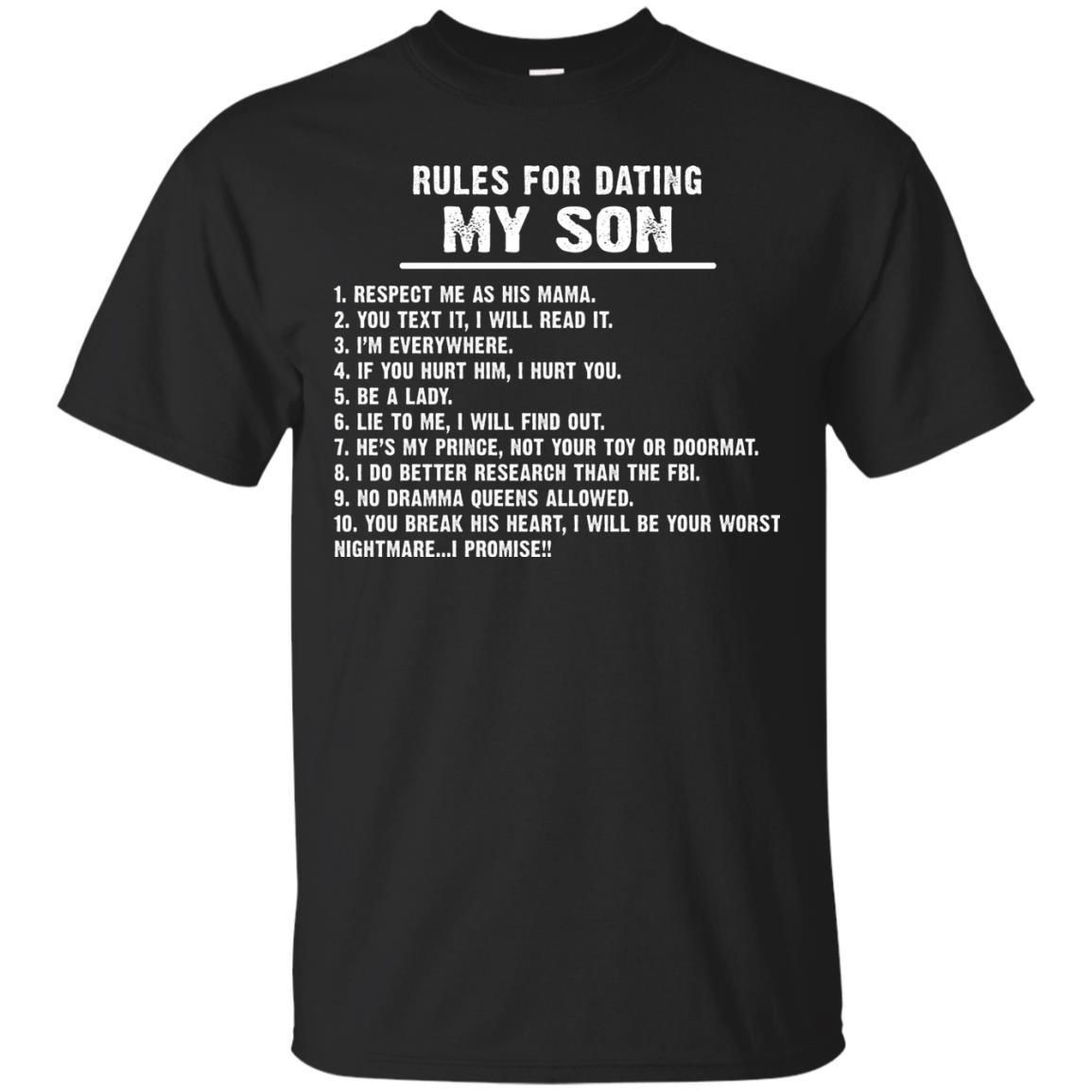 Rules For Dating My Son Daddy Shirt