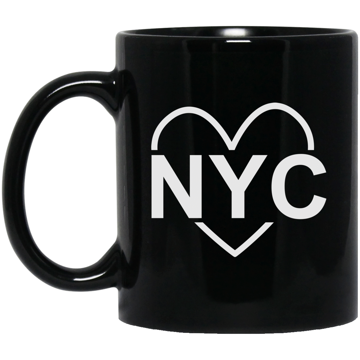 Nyc Love Graf Black Mug