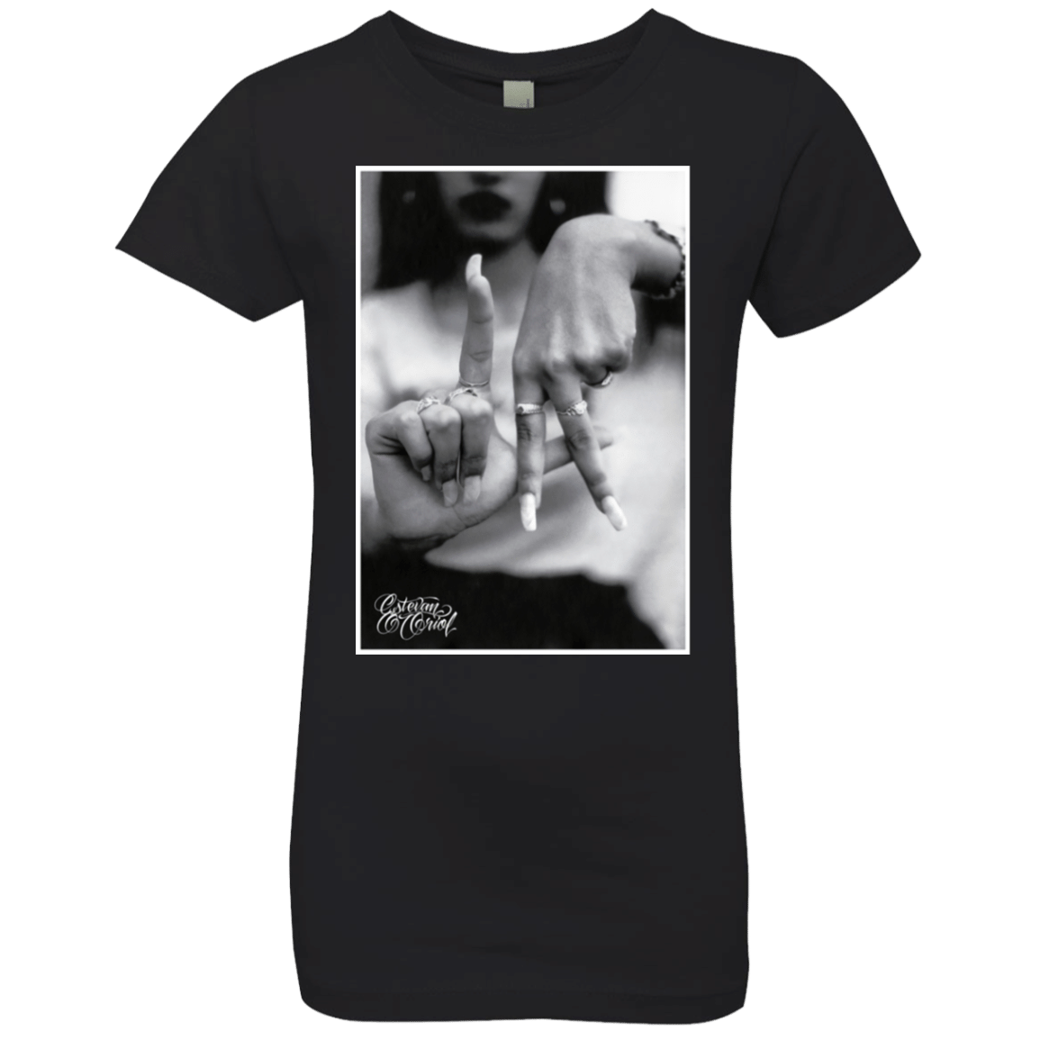 Estevan Oriol La Hands Girls Premium T-Shirt