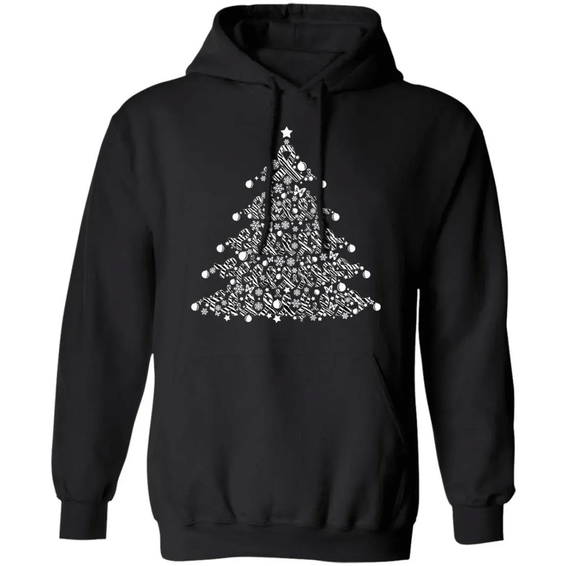 Christmas Hoodie Carcinoid Cancer Awareness Xmas Tree Hoodie Va12