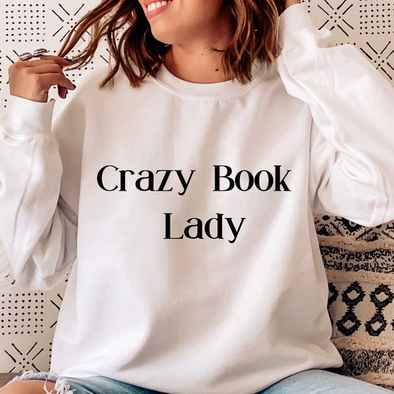 Crazy Book Lady Sweater