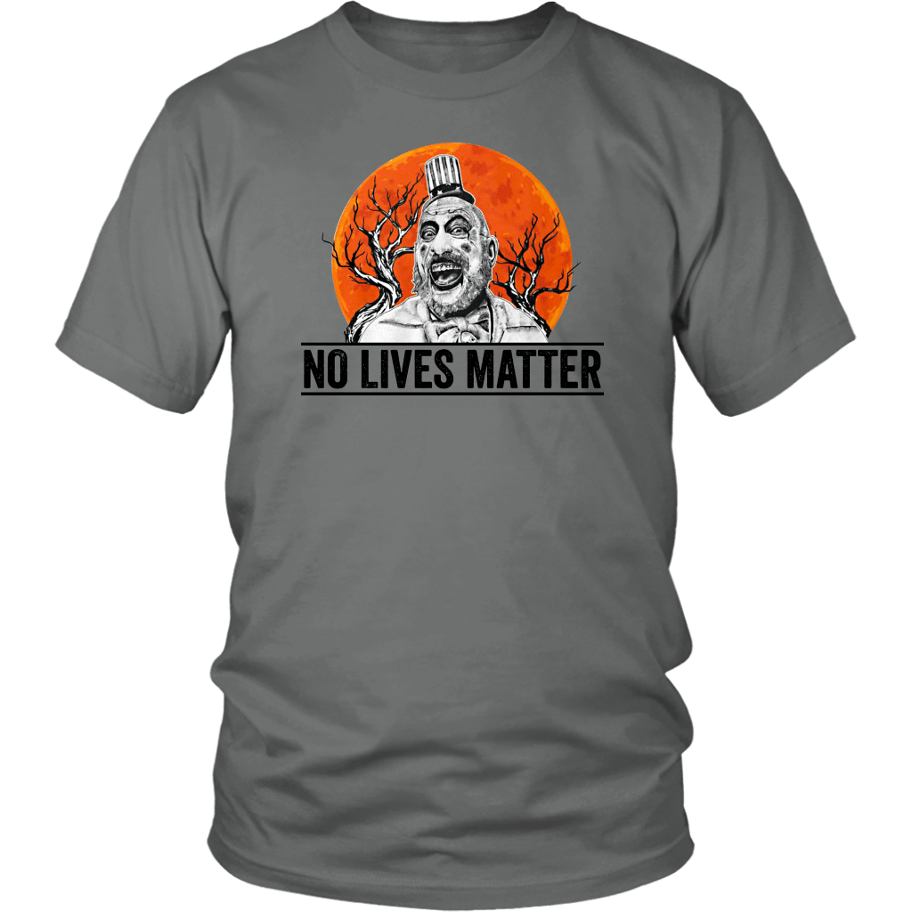 Halloween Captain Spaulding No Lives Matter Shirts