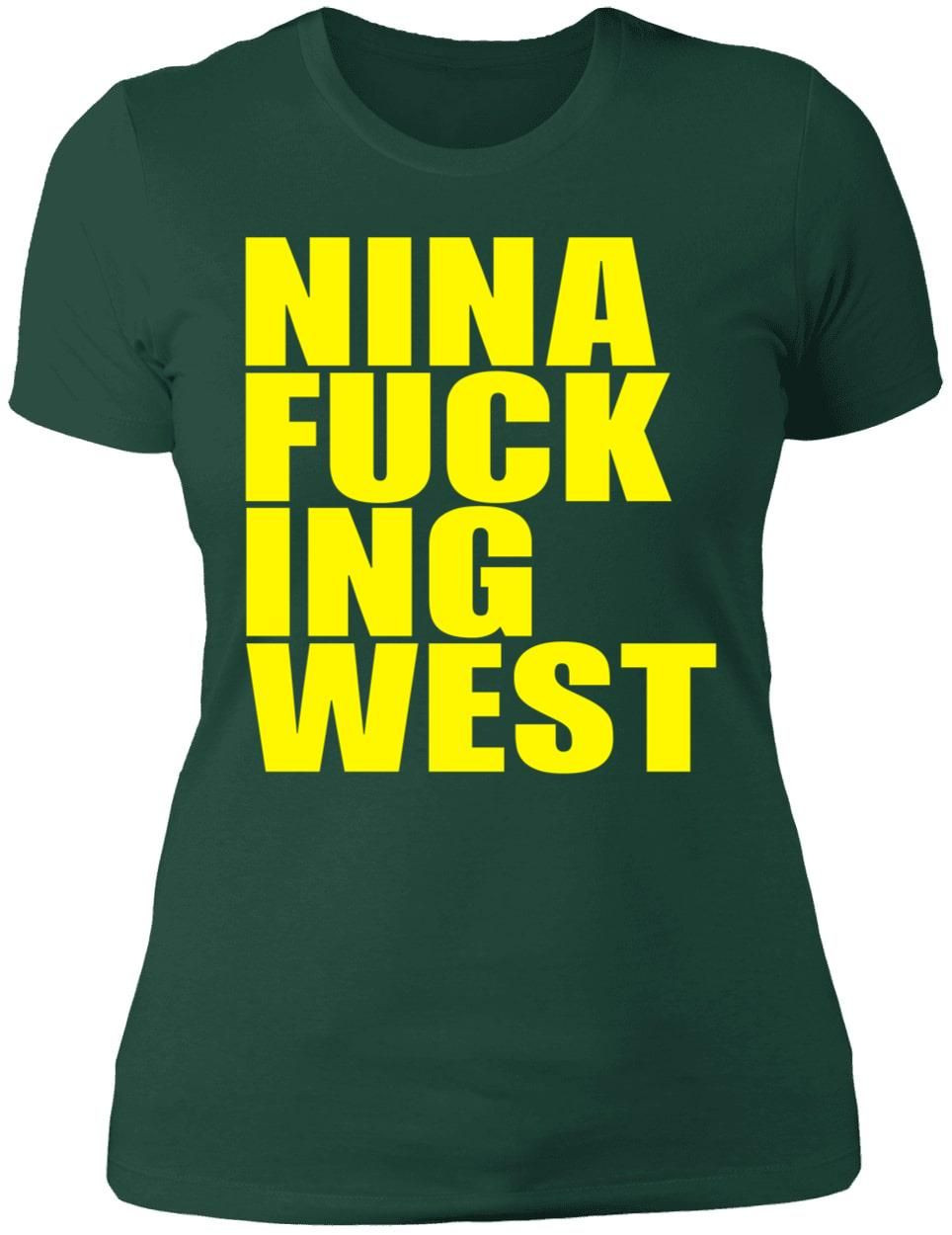 Nina Fucking West Premium Ladies Shirt