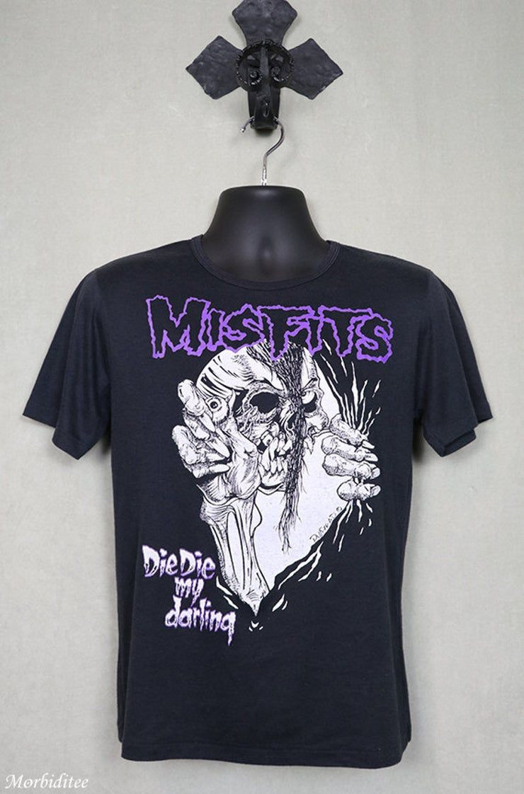 Miss Shirt 1980S Die Die My Darling Vintage And Rare Soft Faded Black T Samhain Danzig Og Shirt