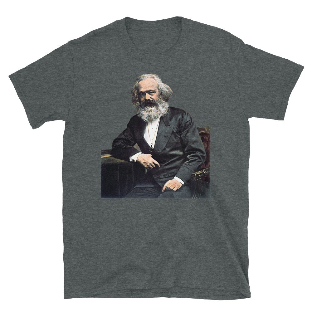 Karl Marx Colorized Portrait – Marxist, Socialist, Philosopher, Historical T-Shirt