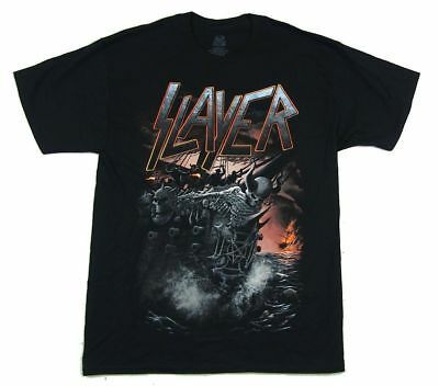 Slayer Ship Motorboat 2015 Black T Shirt New Band Merch Event Tour 8444