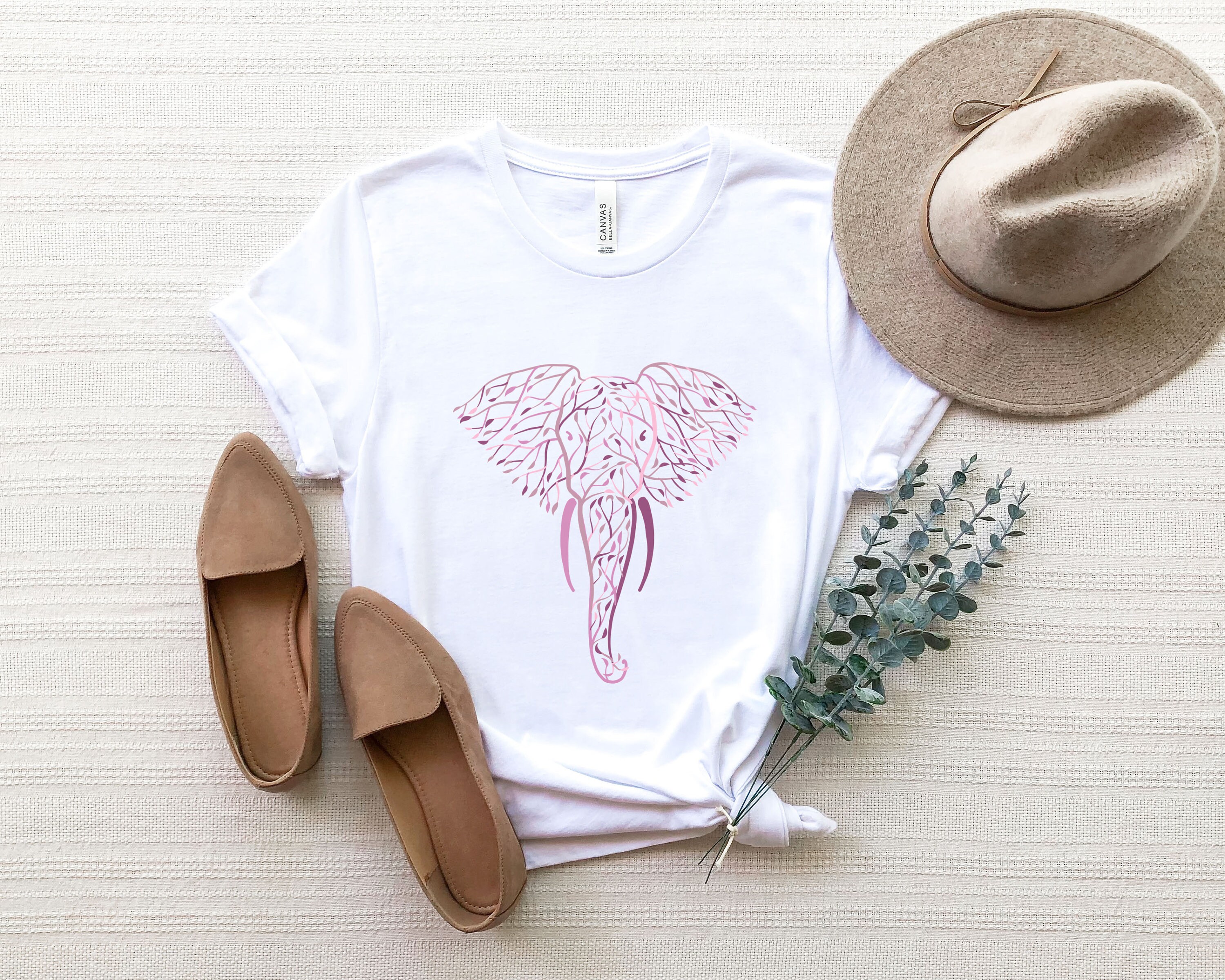 Elephant Shirt for Women Elephant Gifts Elephant Lover Gift Animal Tee Animal Lover Nature Lover Gift Elephant Clothing Cute Elephant Shirt