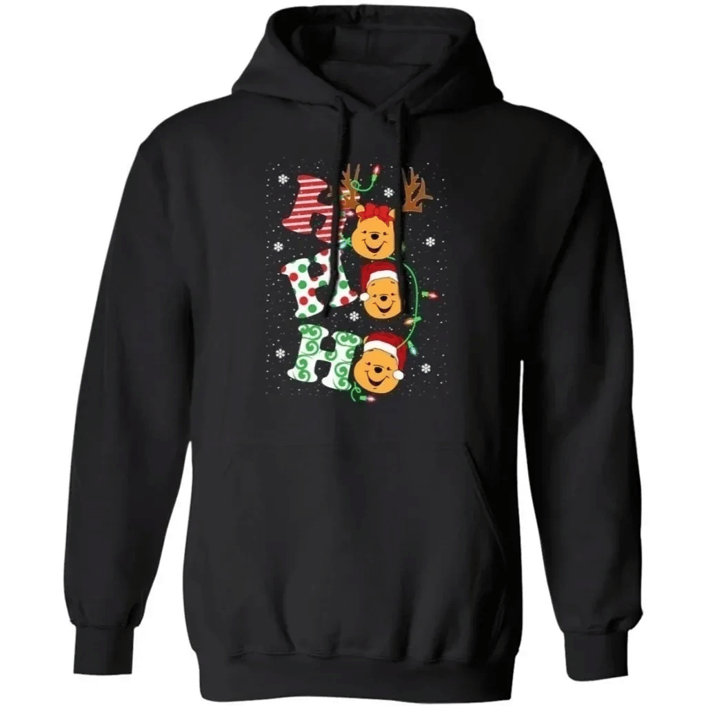 Xmas Pooh Hoodie Ho Ho Ho Santa Winnie The Pooh Sweater Mt11