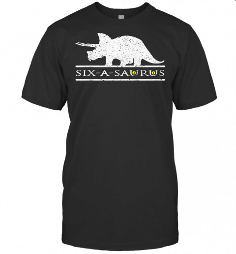 Kids 6Th Birthday Dinosaur T Shirt I 6 Years Old Triceratops Gift