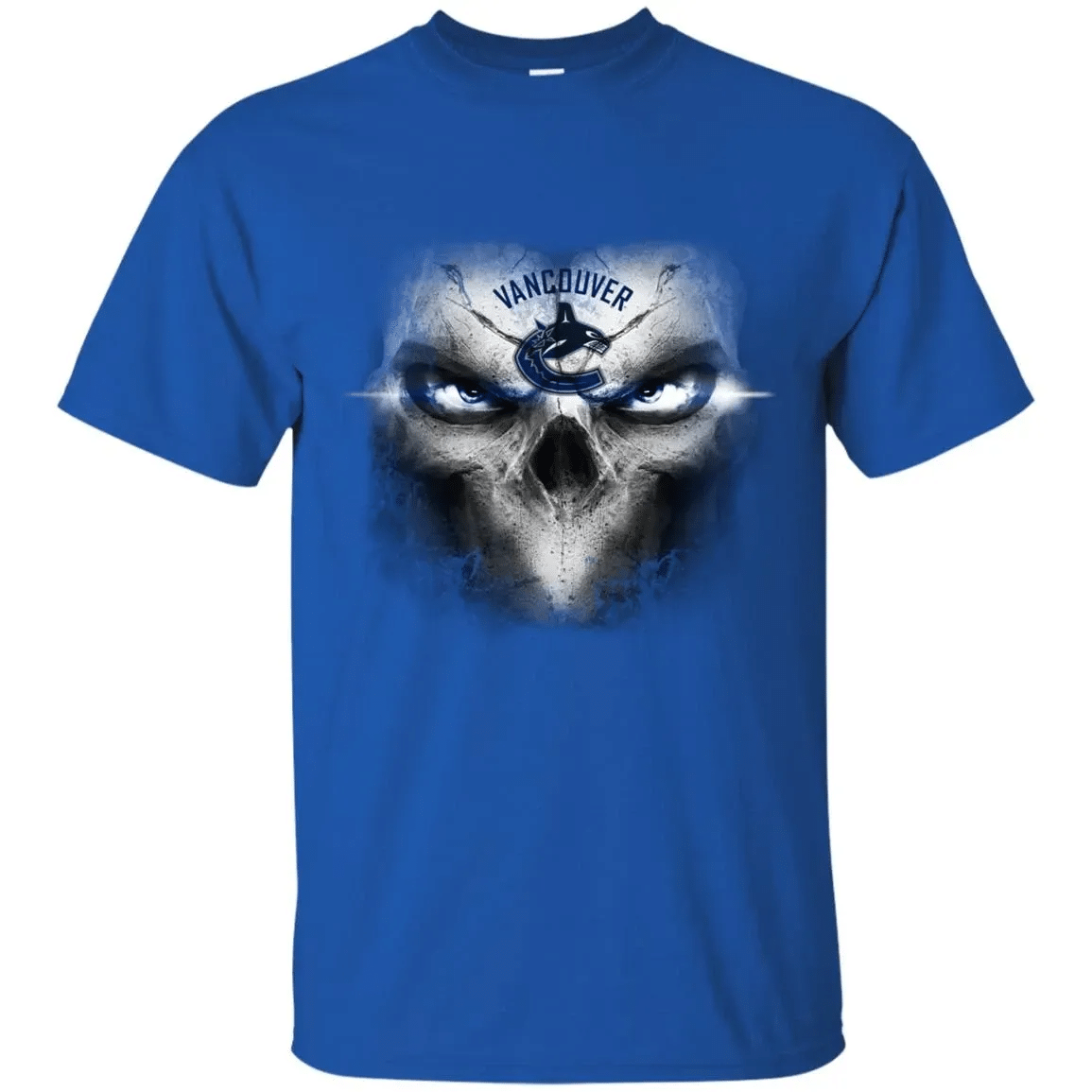 Vancouver Canucks Skulls Of Fantasy Logo T Shirts