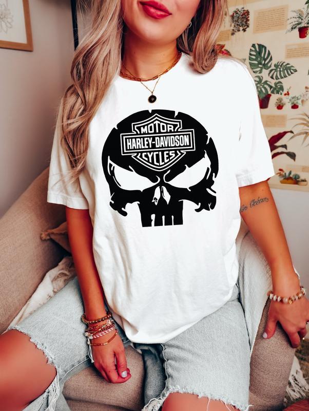 Punisher Harley Davidson T-shirt