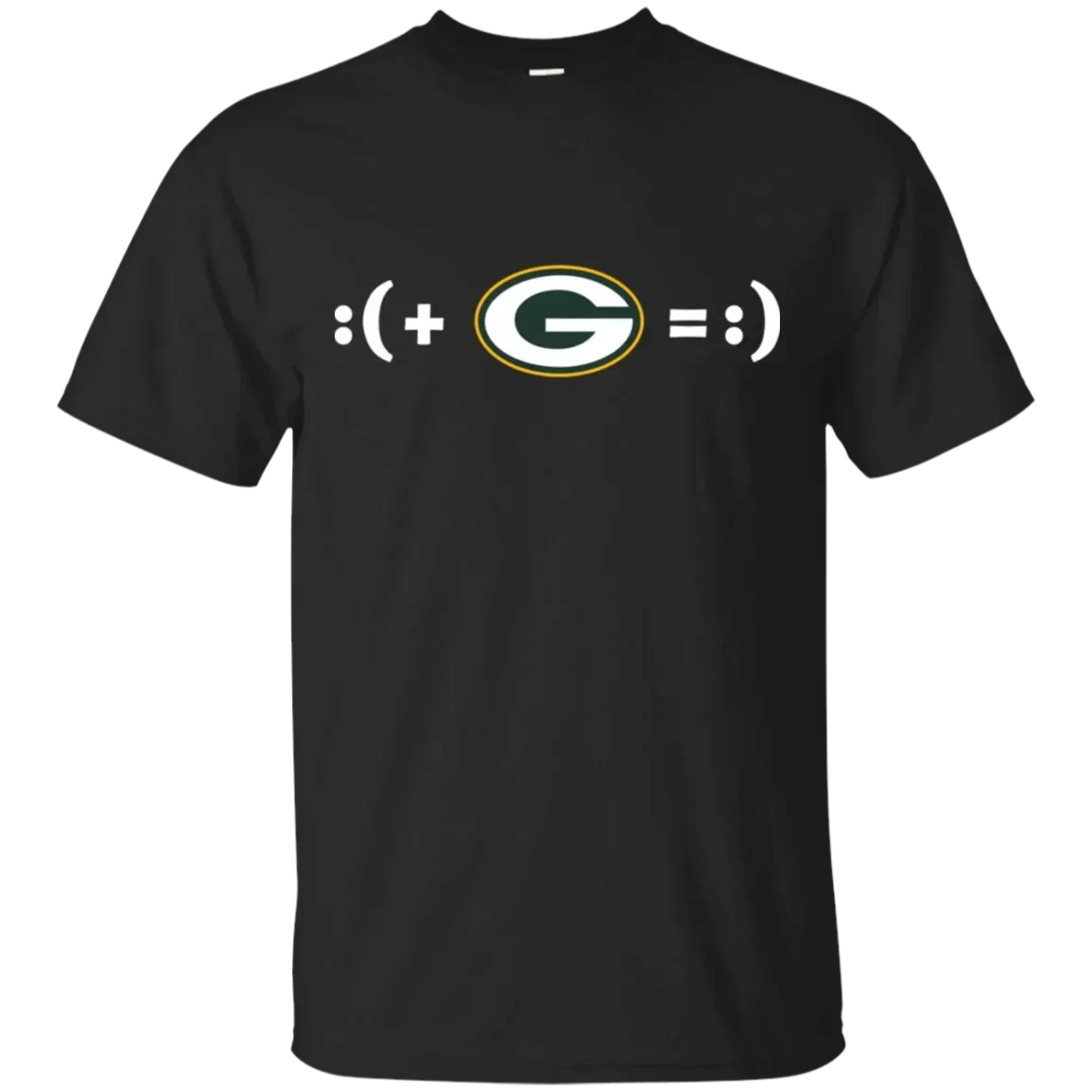 Packers Football Fan Funny Emoji Emoticon T-Shirt