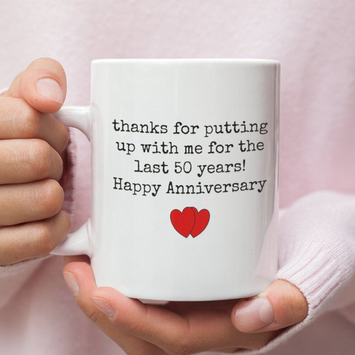 50Th Wedding Anniversary Mug Gift For Couple, Husband. Him, 50 Year Anniversary Gift For Him