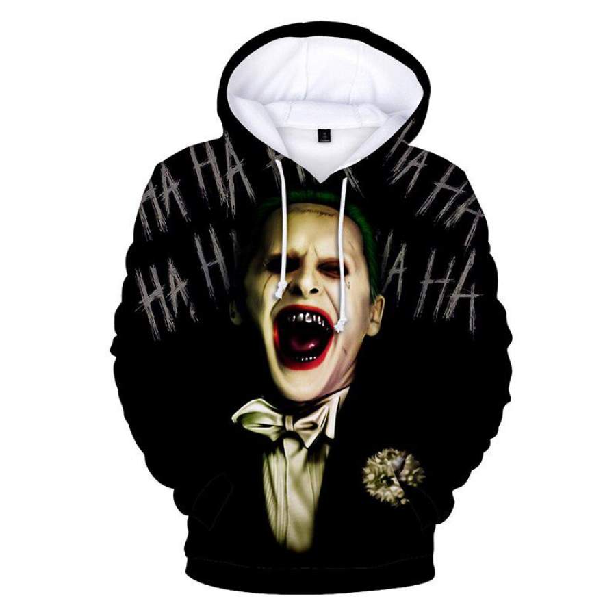 Haha Joker Hoodie Joker Shirt Why So Serious Cosplay Costume 2019